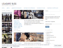 Tablet Screenshot of lolagars.wordpress.com