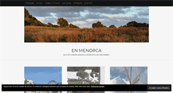 Desktop Screenshot of enmenorca.wordpress.com