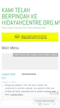 Mobile Screenshot of hidayahcentre.wordpress.com