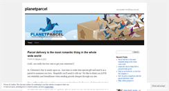 Desktop Screenshot of planetparcel.wordpress.com