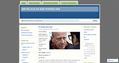 Desktop Screenshot of 500peliculas.wordpress.com