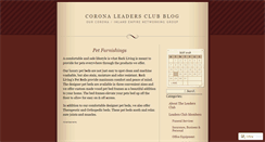 Desktop Screenshot of coronaleadersclub.wordpress.com
