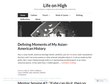 Tablet Screenshot of ltclifeonhigh.wordpress.com