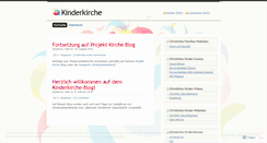 Desktop Screenshot of kinderkirche.wordpress.com