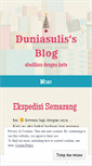 Mobile Screenshot of duniasulis.wordpress.com