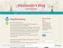 Tablet Screenshot of duniasulis.wordpress.com