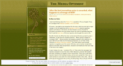 Desktop Screenshot of mediaoptimist.wordpress.com