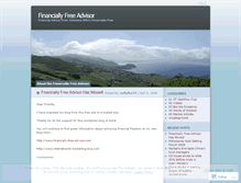 Tablet Screenshot of financiallyfreeadvisor.wordpress.com