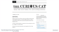 Desktop Screenshot of onecuriouscat.wordpress.com