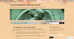 Desktop Screenshot of conversationswiththedevil.wordpress.com