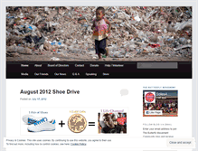 Tablet Screenshot of donateshoes.wordpress.com