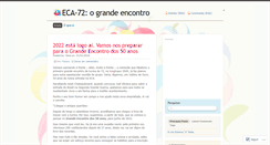 Desktop Screenshot of comissao72.wordpress.com