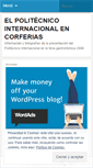 Mobile Screenshot of elpolitecnicoencorferias.wordpress.com