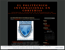 Tablet Screenshot of elpolitecnicoencorferias.wordpress.com