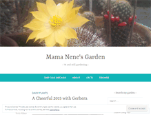 Tablet Screenshot of mamanenesgarden.wordpress.com