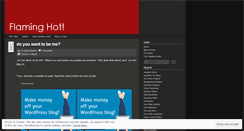 Desktop Screenshot of flaminghot.wordpress.com
