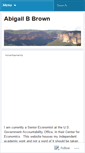 Mobile Screenshot of abigailbrown.wordpress.com