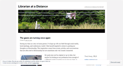 Desktop Screenshot of distancelibrarian.wordpress.com