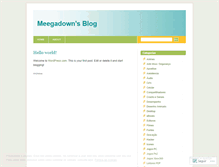 Tablet Screenshot of meegadown.wordpress.com