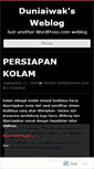 Mobile Screenshot of duniaiwak.wordpress.com