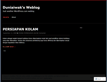 Tablet Screenshot of duniaiwak.wordpress.com