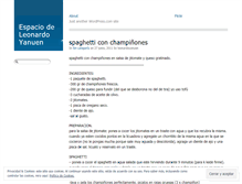 Tablet Screenshot of leonardoyanuen.wordpress.com