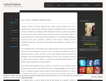 Tablet Screenshot of leticiatraduce.wordpress.com