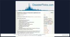 Desktop Screenshot of disasterflicks.wordpress.com