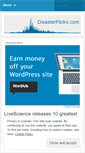 Mobile Screenshot of disasterflicks.wordpress.com