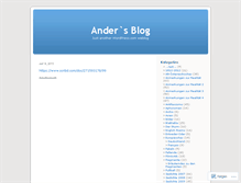 Tablet Screenshot of anderb.wordpress.com