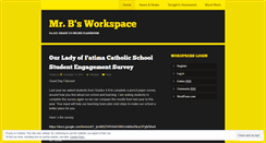 Desktop Screenshot of mrbhss.wordpress.com
