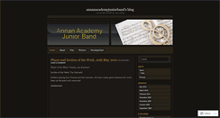 Desktop Screenshot of annanacademyjuniorband.wordpress.com