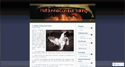Desktop Screenshot of iwillsurvivecombat.wordpress.com