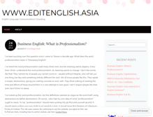 Tablet Screenshot of englishlanguagecommunicationsconsulting.wordpress.com