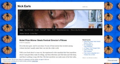 Desktop Screenshot of nickearls.wordpress.com