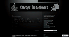 Desktop Screenshot of europeresistance.wordpress.com