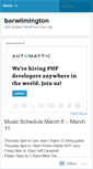 Mobile Screenshot of barwilmington.wordpress.com