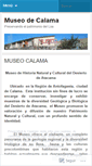 Mobile Screenshot of museocalama.wordpress.com