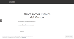 Desktop Screenshot of eseniosperuanos.wordpress.com