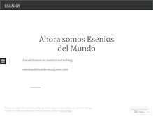 Tablet Screenshot of eseniosperuanos.wordpress.com