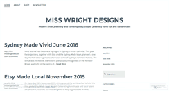 Desktop Screenshot of misswrightdesigns.wordpress.com