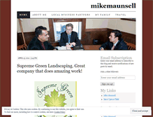 Tablet Screenshot of mikemaunsell.wordpress.com