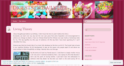 Desktop Screenshot of digestsofdailylife.wordpress.com