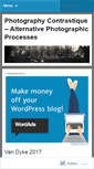 Mobile Screenshot of contrastique.wordpress.com