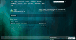 Desktop Screenshot of exyo.wordpress.com