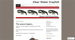 Desktop Screenshot of clearwatercrayfish.wordpress.com