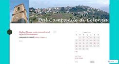 Desktop Screenshot of dalcampaniledicelenza.wordpress.com