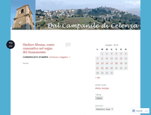 Tablet Screenshot of dalcampaniledicelenza.wordpress.com