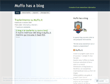 Tablet Screenshot of muffo.wordpress.com