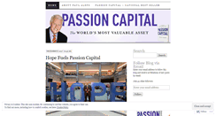 Desktop Screenshot of getpassioncapital.wordpress.com